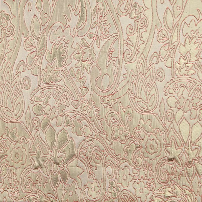 Jacquard Fabric for Church or Garments with Luxury Metal Gold Yarn