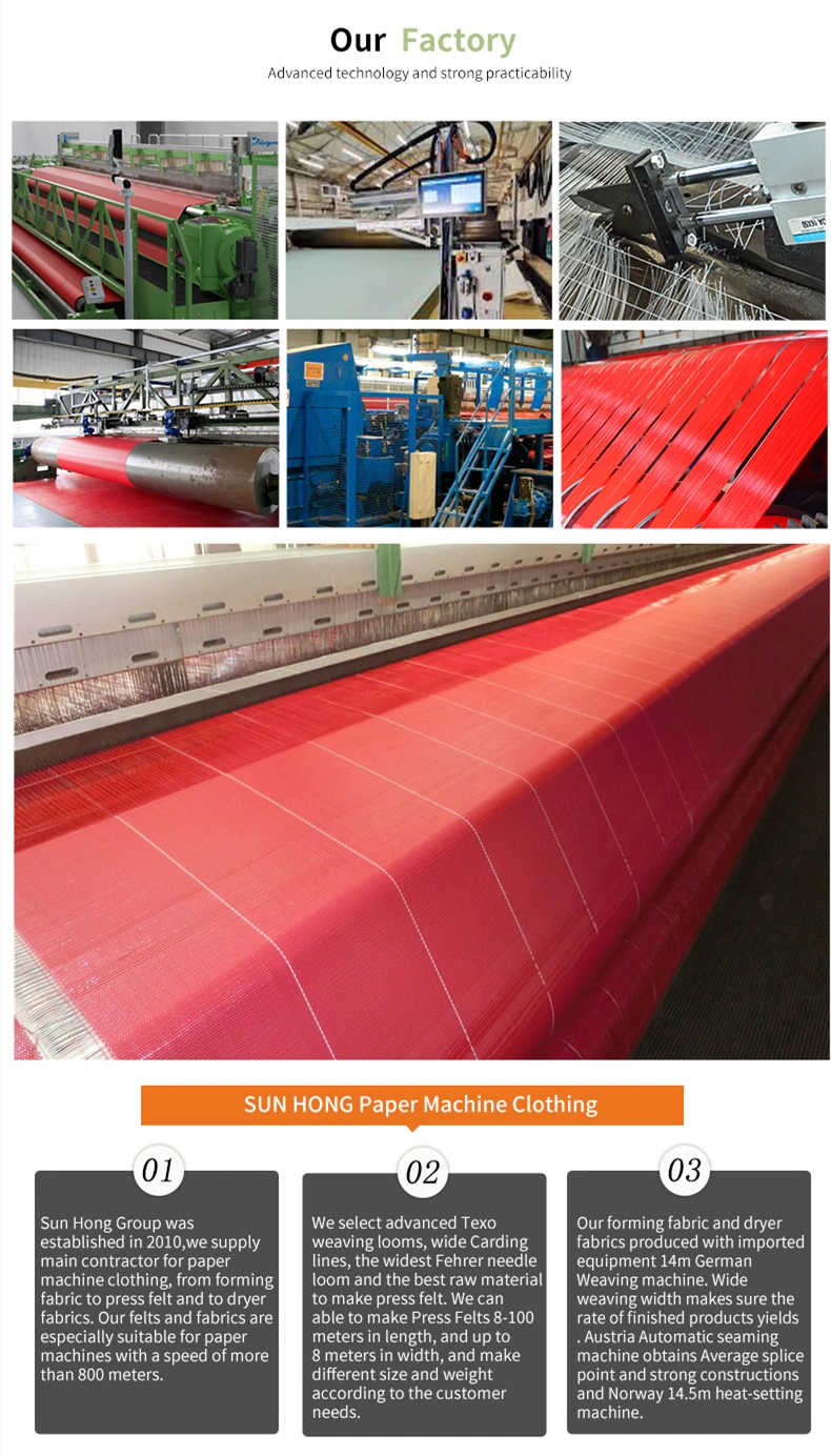 Spiral Filter Belt Polyester Small Loop Dryer Screen for Paper Machine