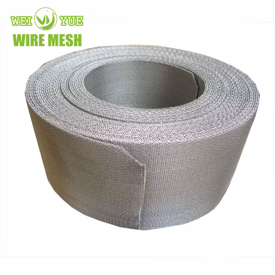 152X24 Stainless Steel Metal Wire Mesh Plastic Melt Belt Filter Extruder Screen