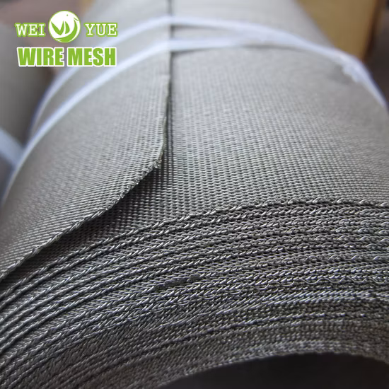 152X24 Stainless Steel Metal Wire Mesh Plastic Melt Belt Filter Extruder Screen