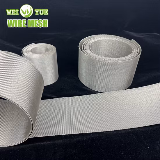 Extruder Filter Screen Belt / Reversed Dutch Woven Mesh Polyester Fabric Conveyor Belt Mesh Belt Stainless Steel Filter Belt