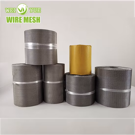 152X24 Stainless Steel Metal Wire Mesh Plastic Melt Belt Filter Extruder Screen